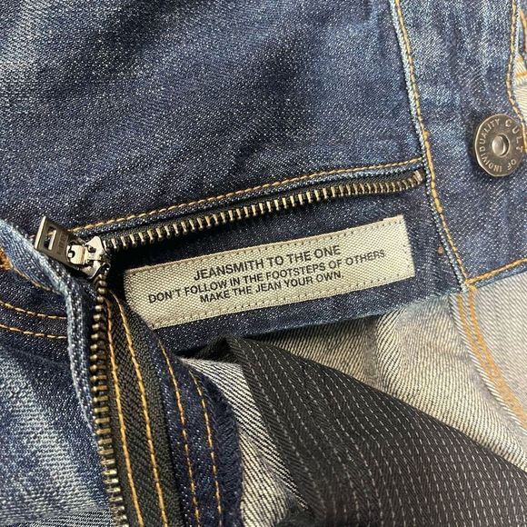 Cult Of Individuality Japanese Selvedge Rockabilly Slim Straight Jeans Men 31x33 - Picture 6 of 9